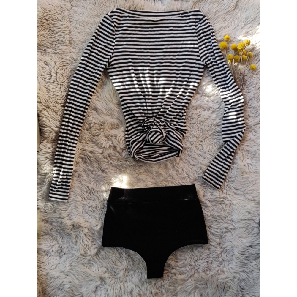 Boat Neck Striped Anthropologie Long Sleeve